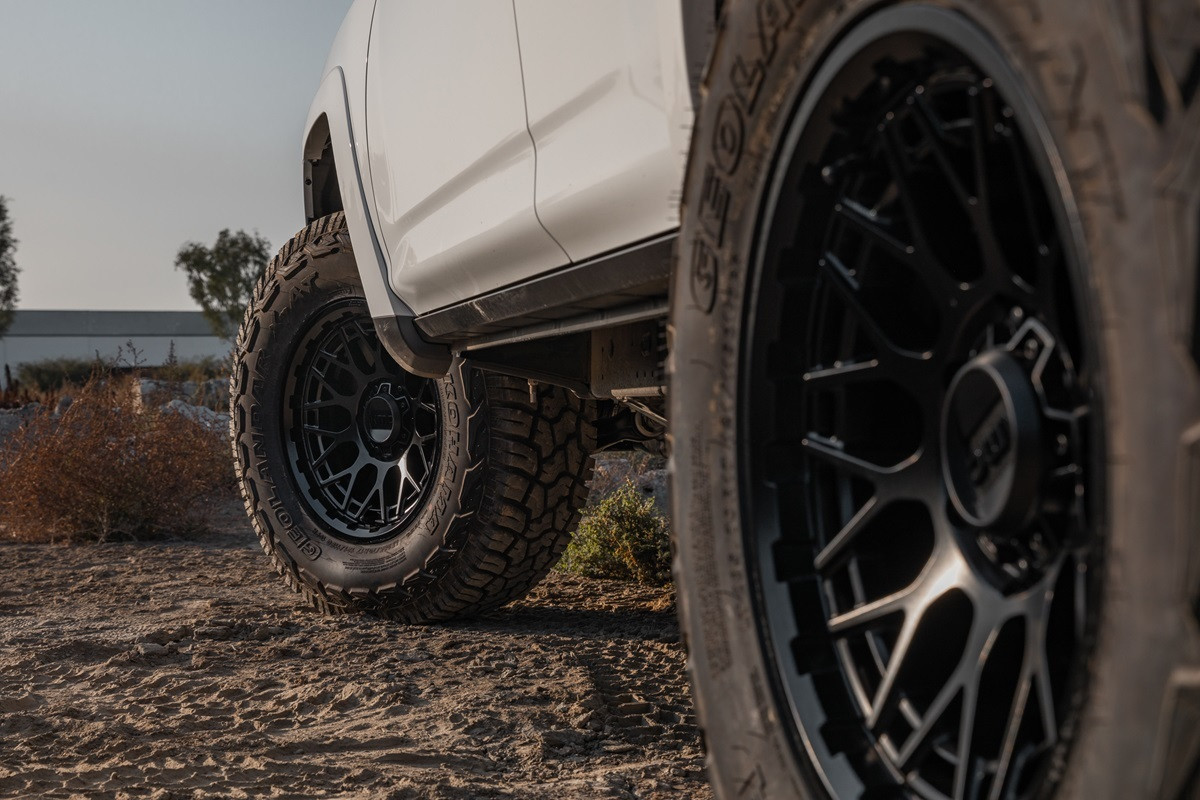 KMC KM722 Technic 20x9 8x180 Satin Black Wheel 20" 0mm For Chevy GMC Truck Rim