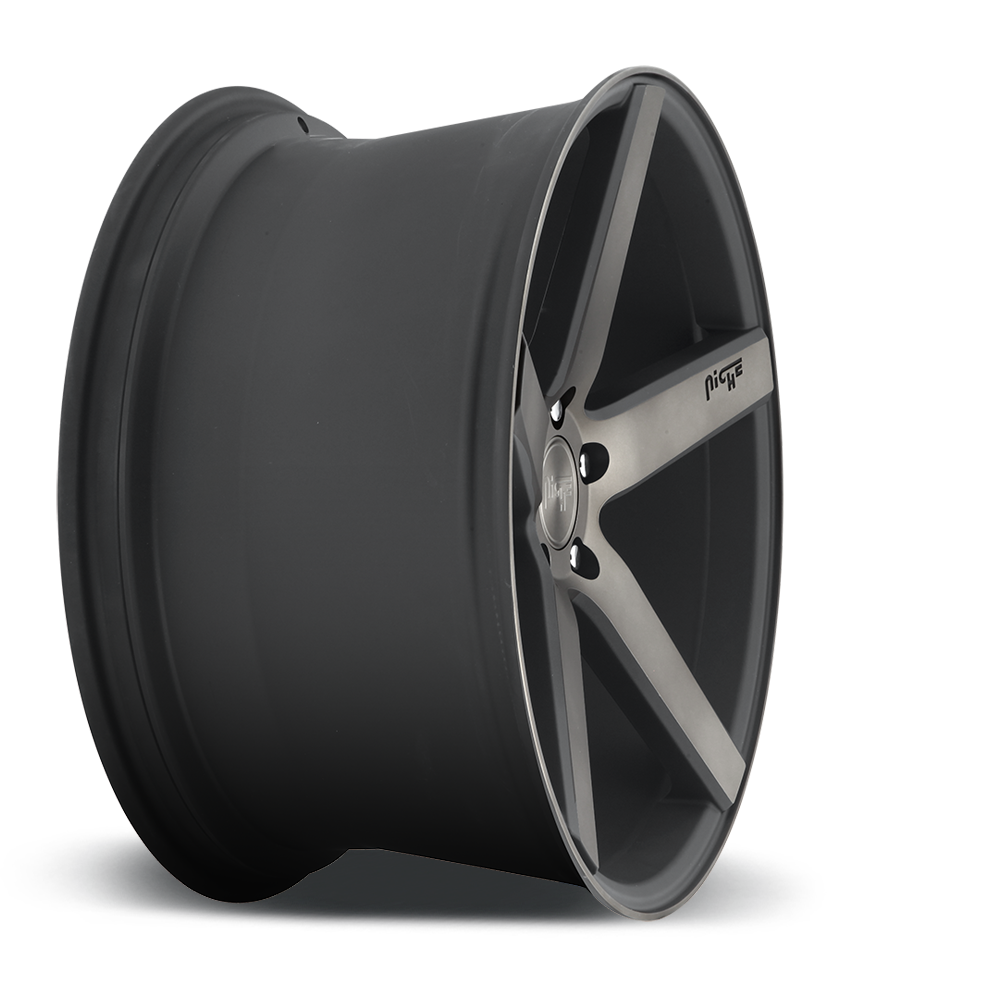 Niche  M134 Milan 19x8.5 5x4.5 Matte Black Machined Double Dark Wheel 19" 35mm