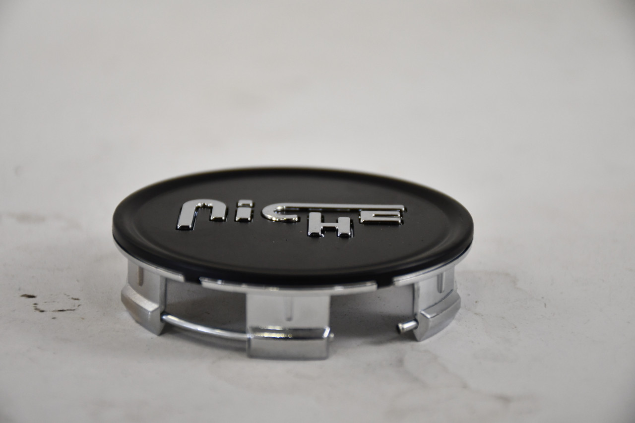 Niche Matte Black Center Cap Hub Cap 1003-24FBS 2.950"