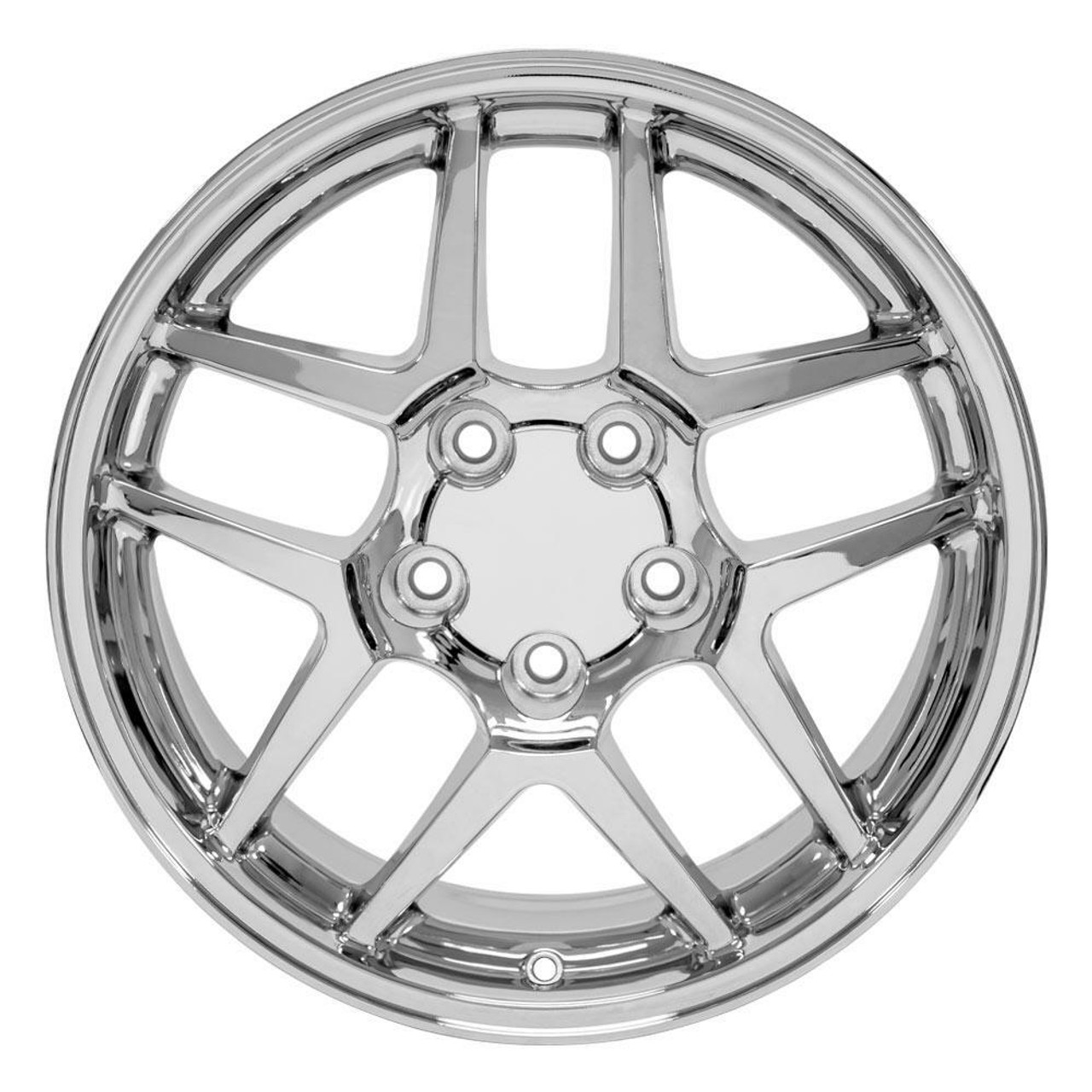 Set 4 17" OE Wheels CV04 Chrome 17x9.5 Wheels 5x4.75 Rims 54mm For Chevy Pontiac