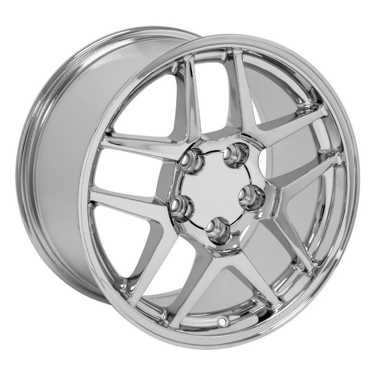 Set 4 17" OE Wheels CV04 Chrome 17x9.5 Wheels 5x4.75 Rims 54mm For Chevy Pontiac