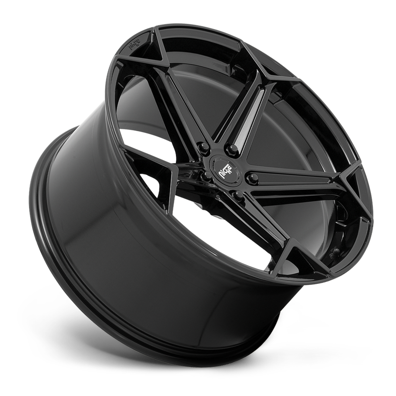 Niche 1PC N258 Arrow 20x9 5x112 Gloss Black Wheel 20" 38mm Rim
