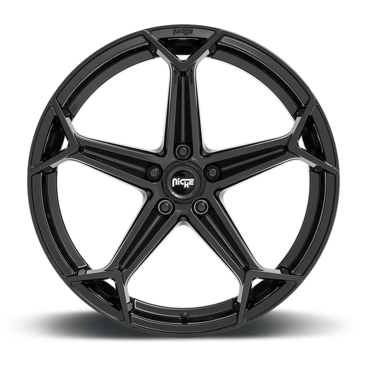 Niche 1PC N258 Arrow 20x9 5x112 Gloss Black Wheel 20" 38mm Rim