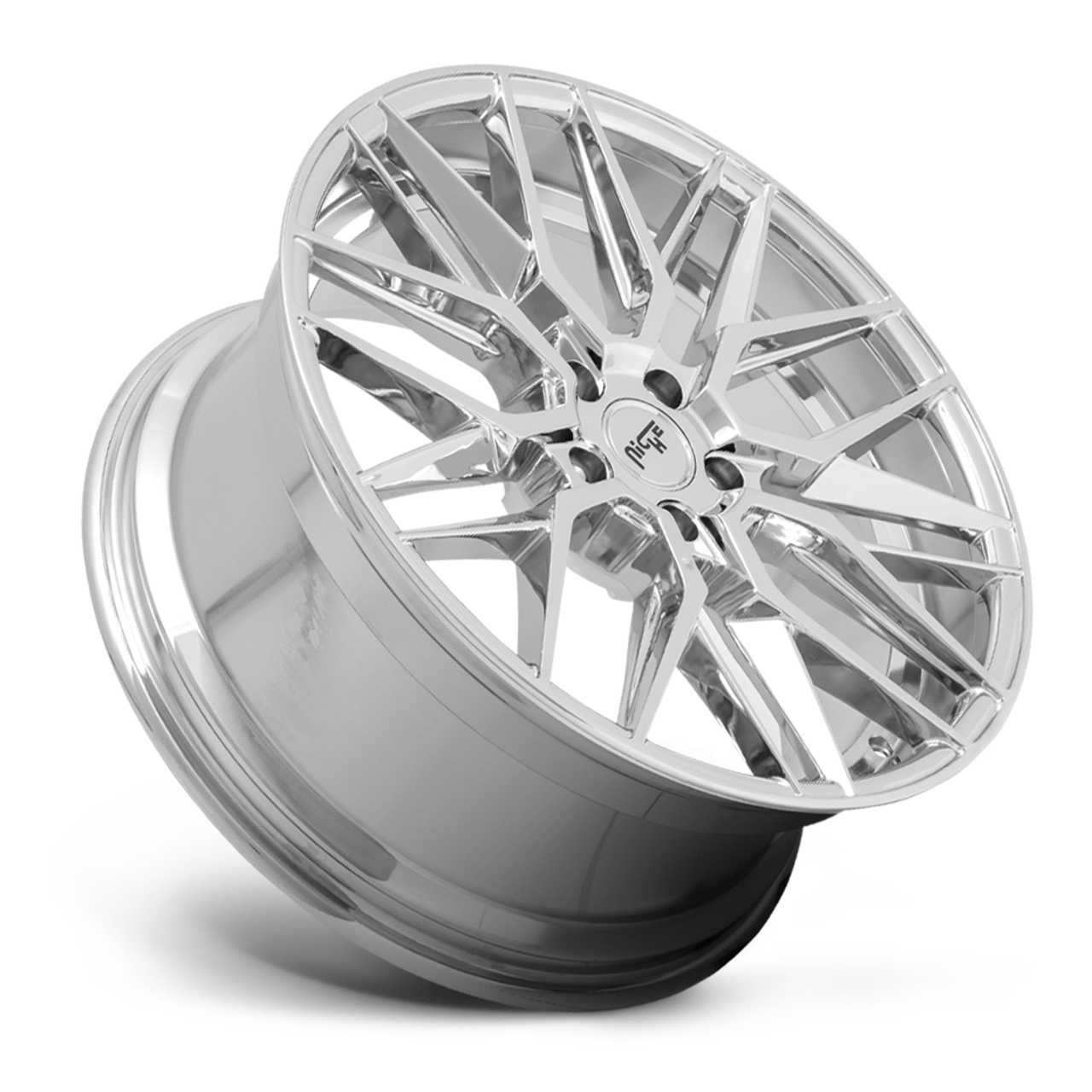 18" Niche 1PC M249 Gamma 18x8 5x112 Chrome Wheel 42mm Rim