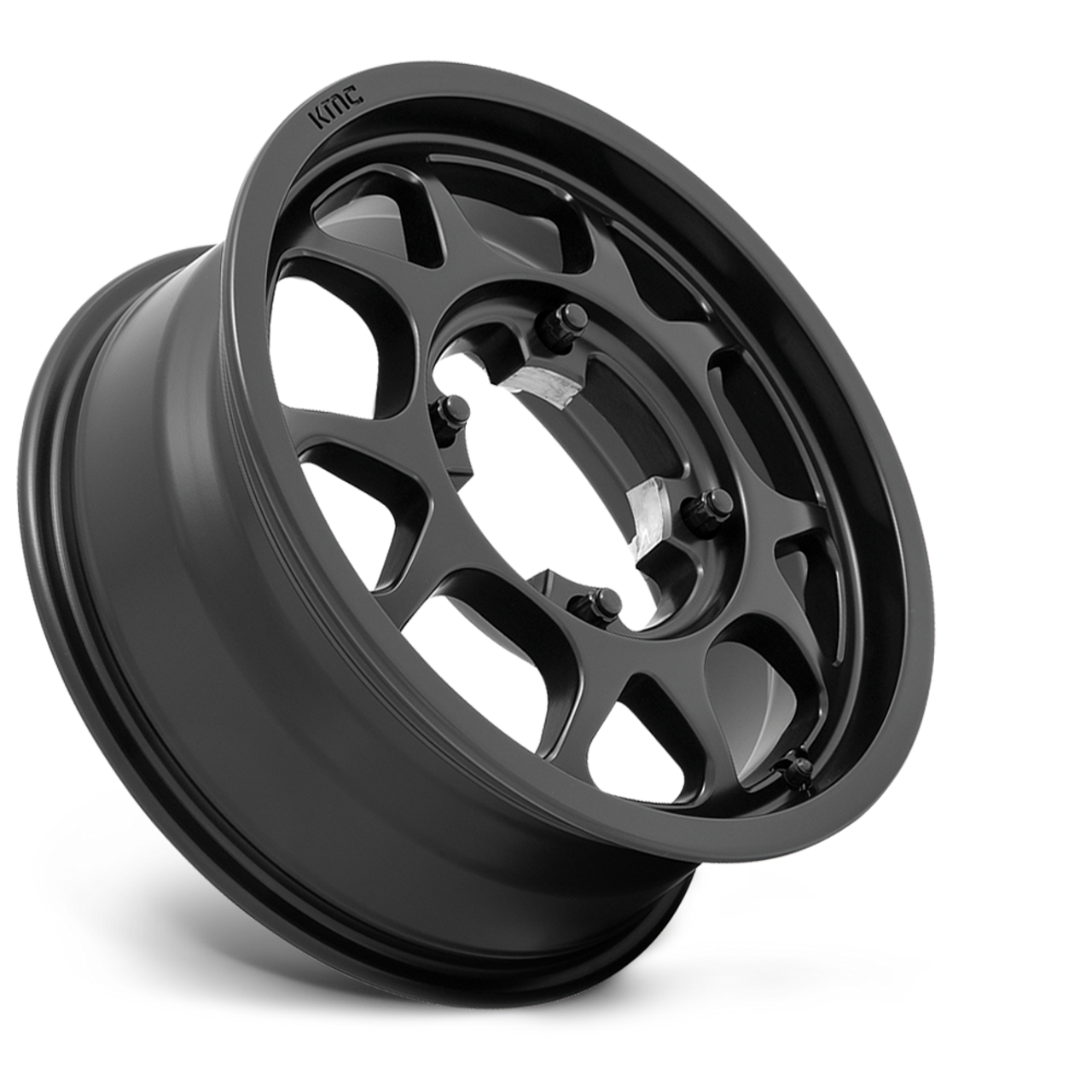 KMC Powersports KS136 Toro 15x6 4x137 Satin Black Wheel 15" 38mm Rim