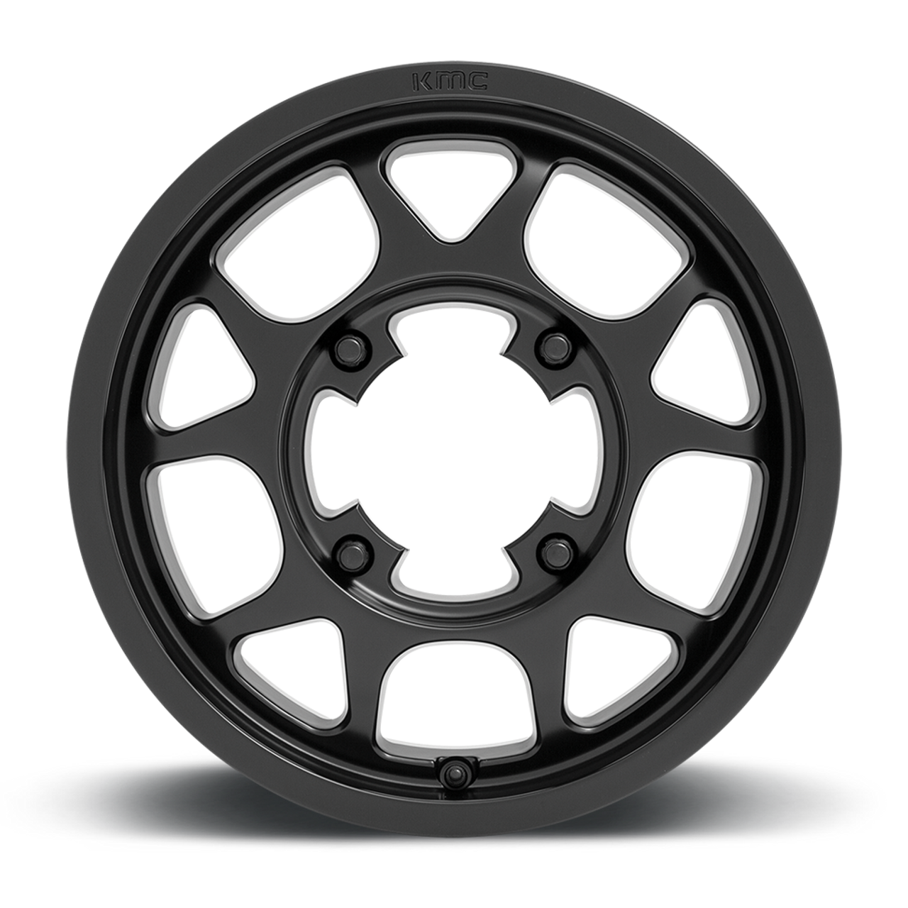 KMC Powersports KS136 Toro 15x6 4x137 Satin Black Wheel 15" 38mm Rim