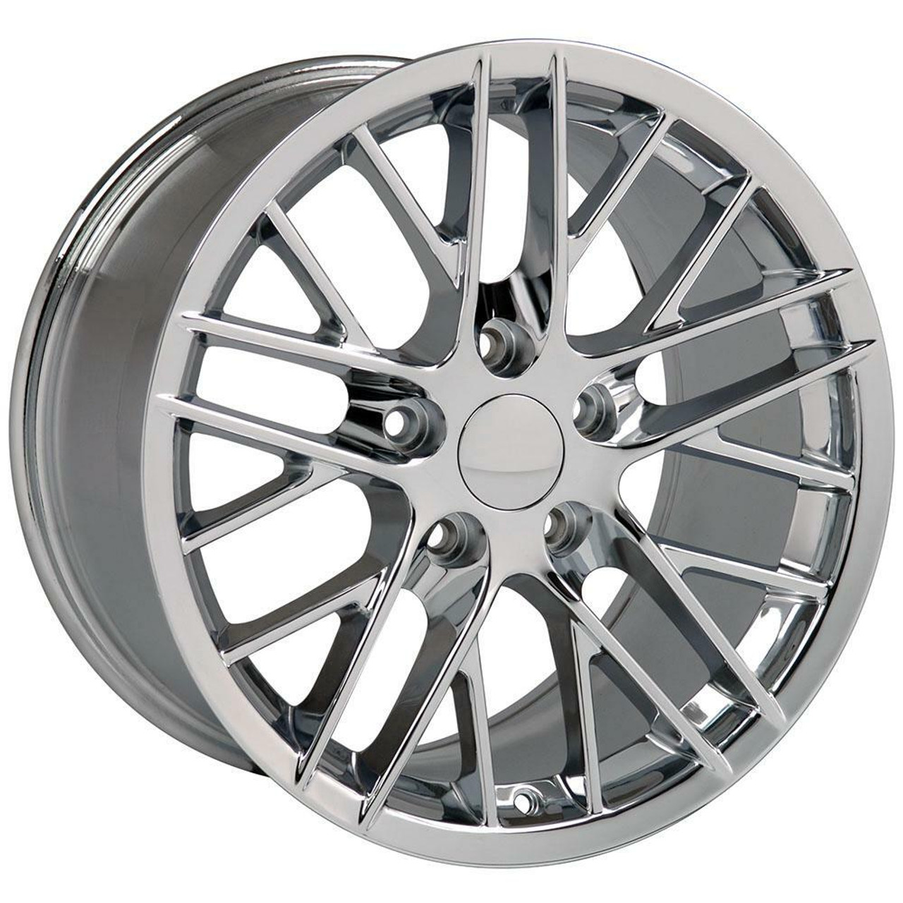 Set 4 17" OE Wheels CV08A Chrome 17x9.5 Wheels 5x4.75 Rim 54mm For Chevy Pontiac