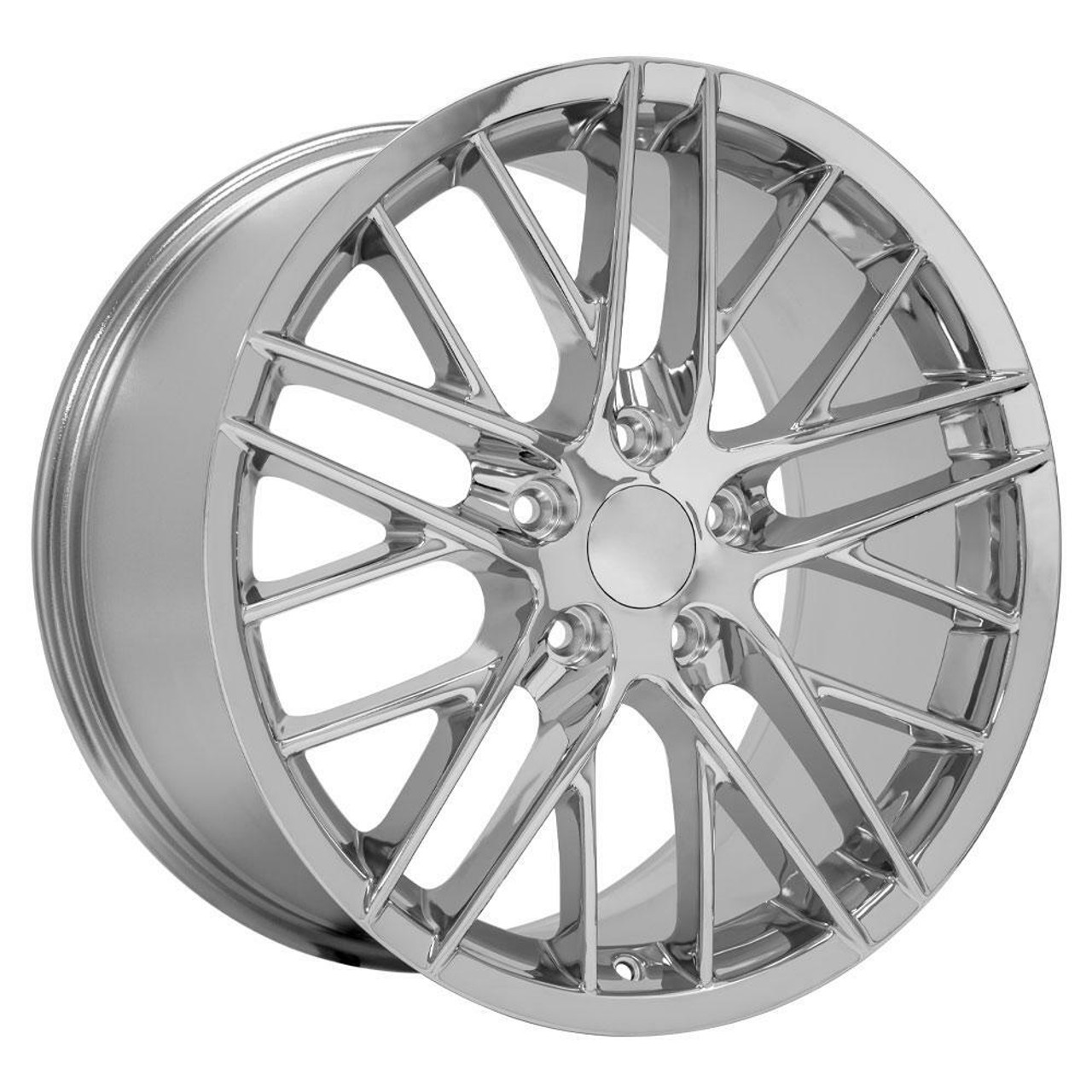 Set 4 18" OE Wheels CV08B Chrome 18x8.5 Wheels 5x4.75 Rim 56mm For Chevy Pontiac