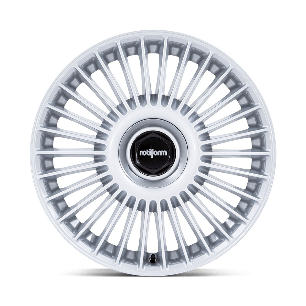 22" Rotiform RC202 GRZ Gloss Silver 22x10 Wheel 5x120 5x130 30mm Rim