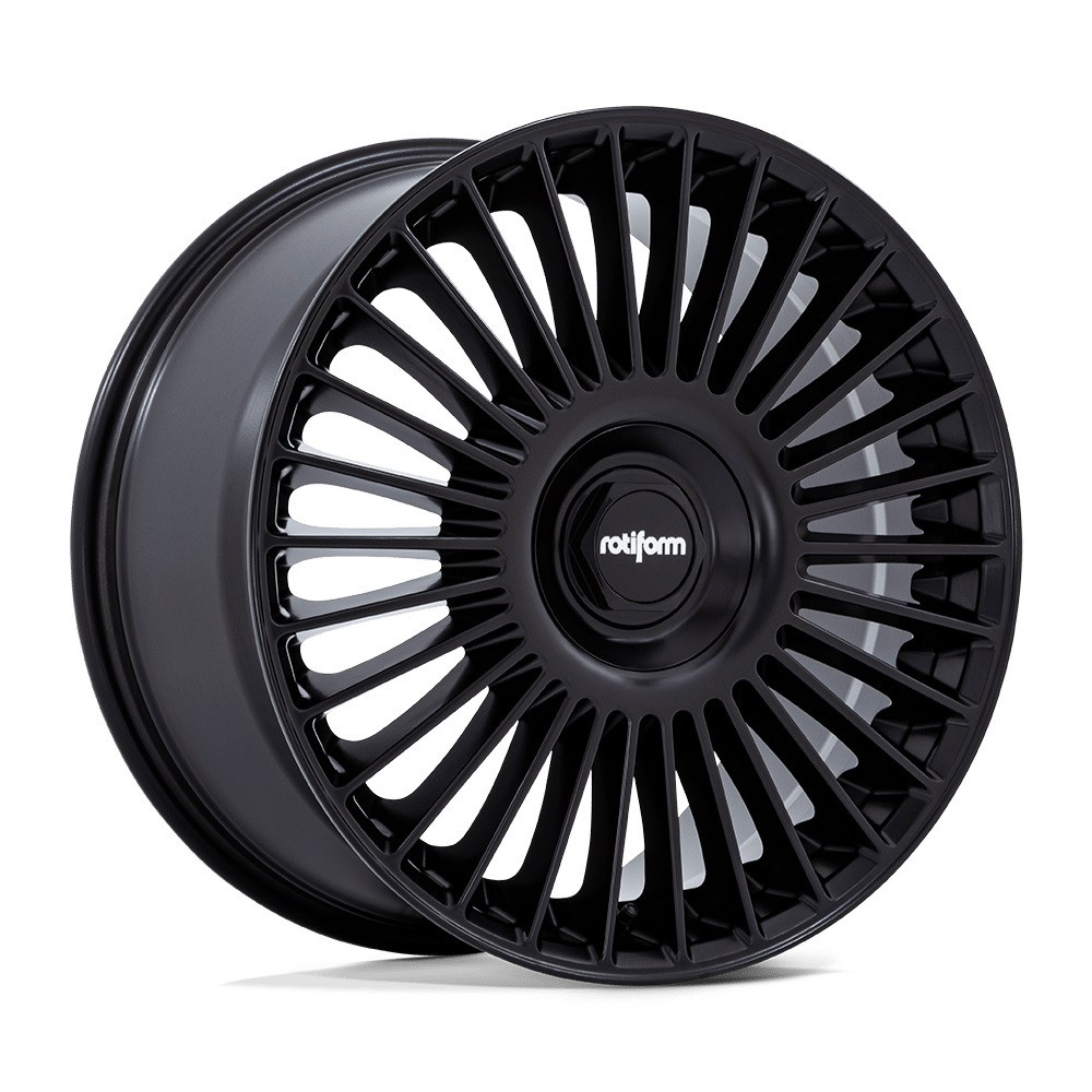 Set 4 20" Rotiform RC202 GRZ Matte Black 20x10 Wheels 5x112 5x120 50mm Rims