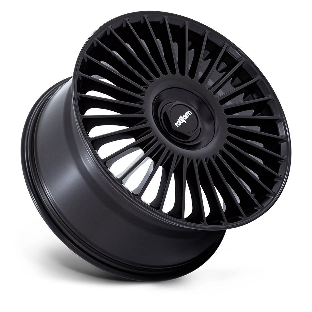 Set 4 20" Rotiform RC202 GRZ Matte Black 20x10 Wheels 5x112 5x120 40mm Rims