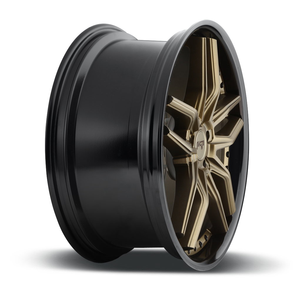 Niche 1PC M195 Methos 20x9 5x112 Matte Bronze Black Bead Ring Wheel 20" 38mm Rim