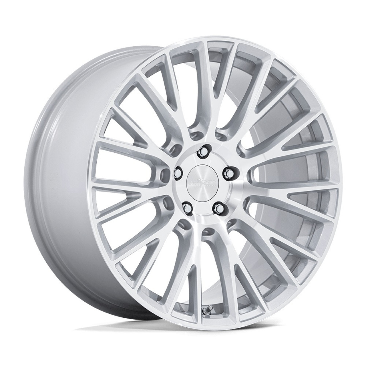 Set 4 19" Rotiform RC201 LSE Gloss Silver Machined Face 19x10 Wheels 5x120 40mm