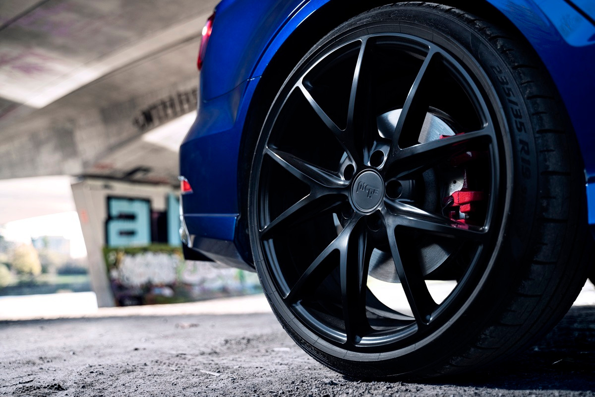 19" Niche 1PC M117 Misano 19x9.5 Matte Black 5x112 Wheel 35mm Rim