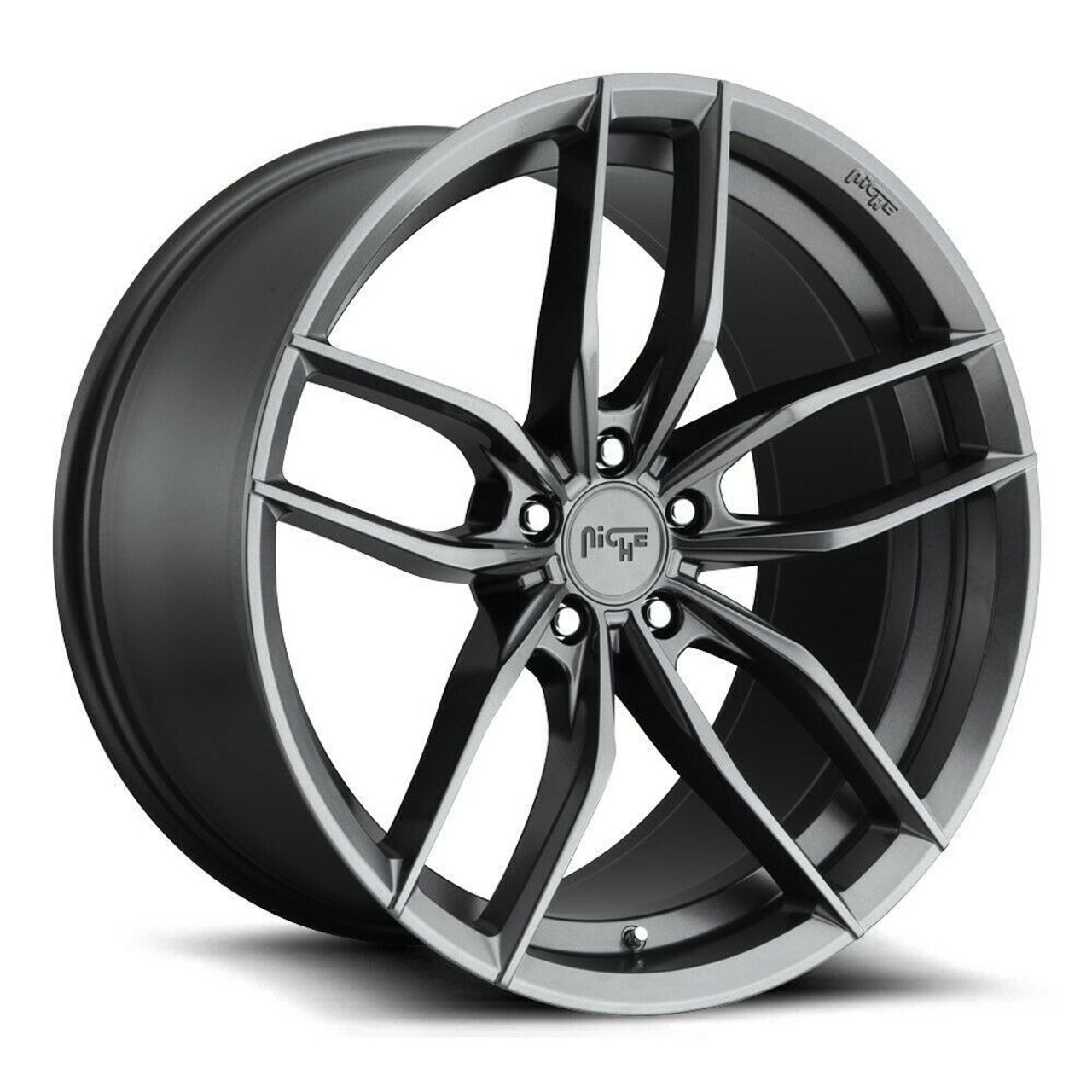 Niche 1PC M204 Vosso 18x8 5x4.5 Matte Anthracite Wheel 18" 40mm Rim