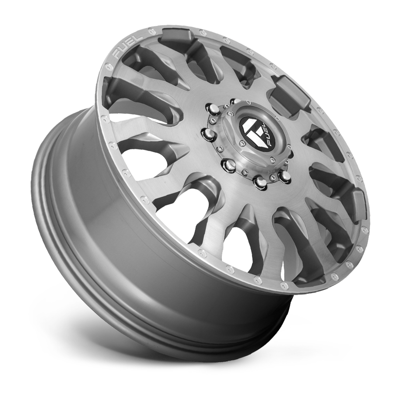 20" Fuel 1PC D693 Blitz 20x8.25 8x210 Platinum Wheel 105mm Front Dually Rim 20" Fuel 1PC D693 Blitz 20x8.25 8x210 Platinum Wheel 105mm Front Dually Rim