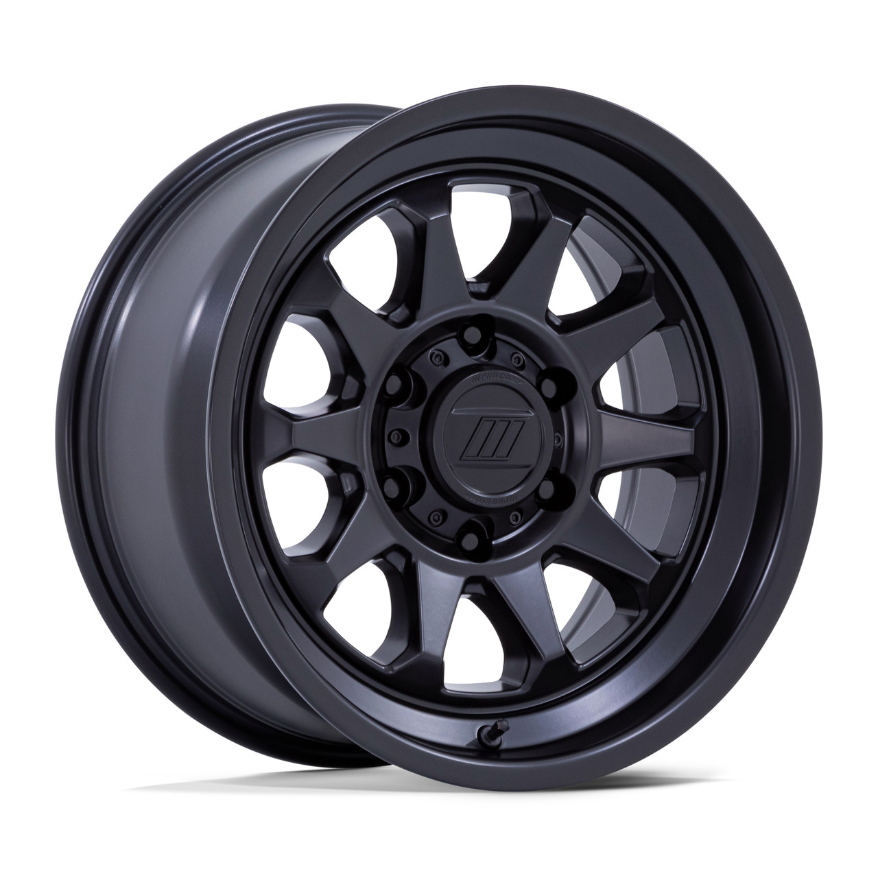 17" Pro Comp Alloys PA203 Beacon Matte Black 17x8.5 Wheel 5x5 0mm For Jeep Rim