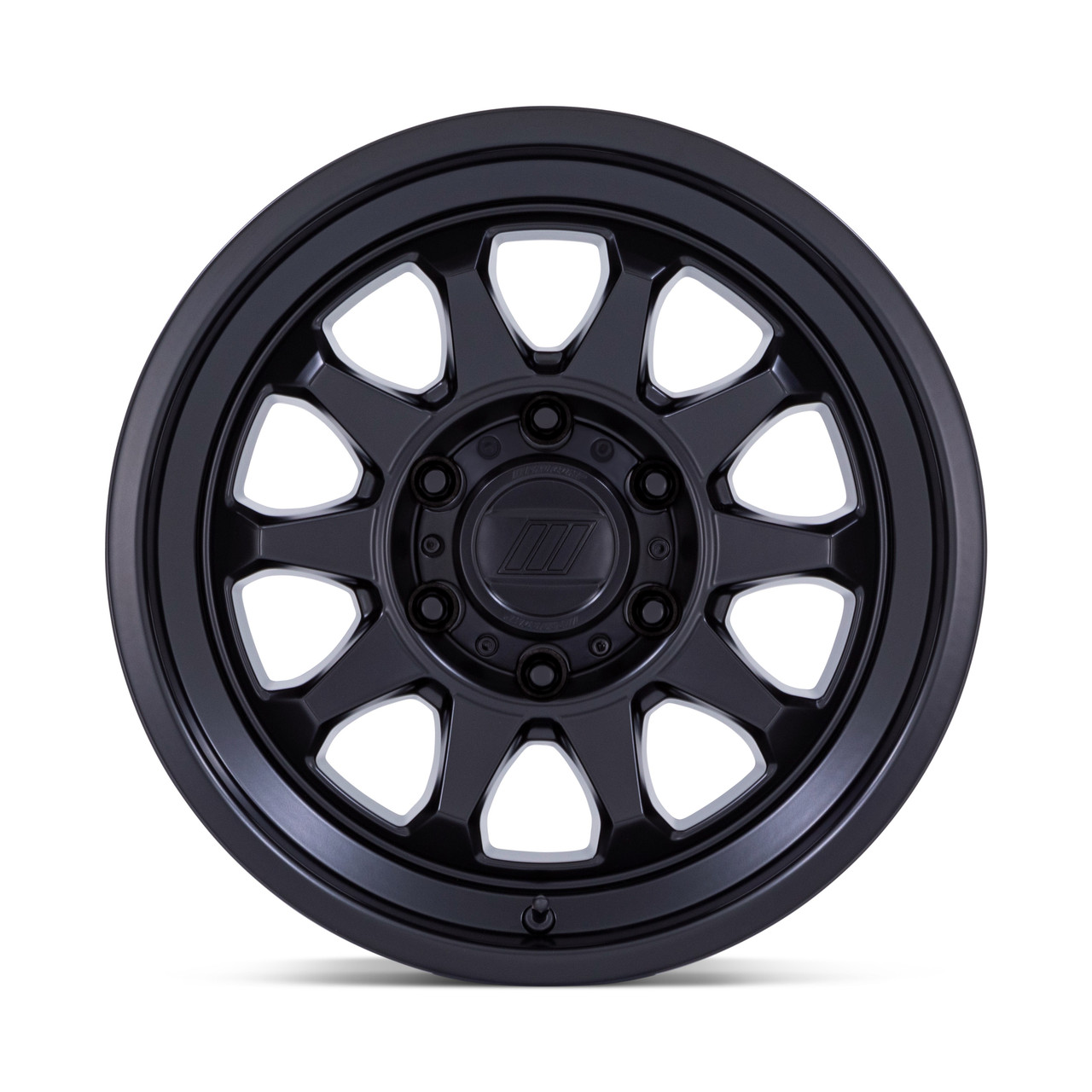 17" Pro Comp Alloys PA203 Beacon Matte Black 17x8.5 Wheel 5x5 0mm For Jeep Rim