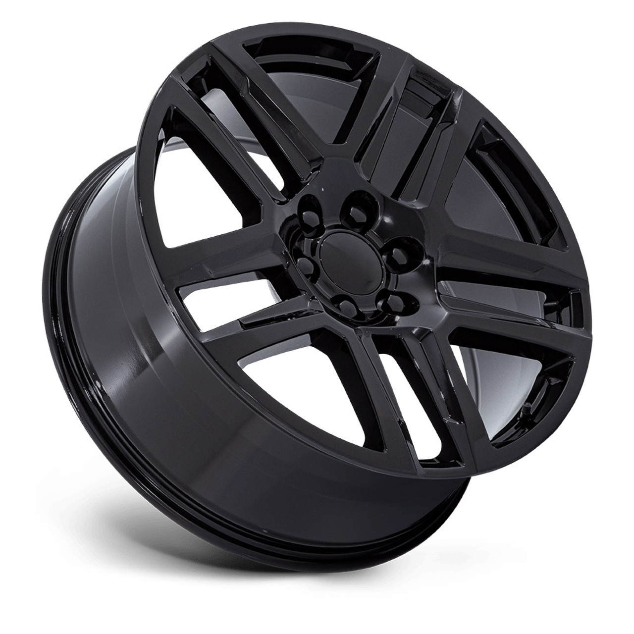 22" Performance Replicas PR203 Gloss Black 22x9 Wheel 6x5.5 28mm Replica Rim