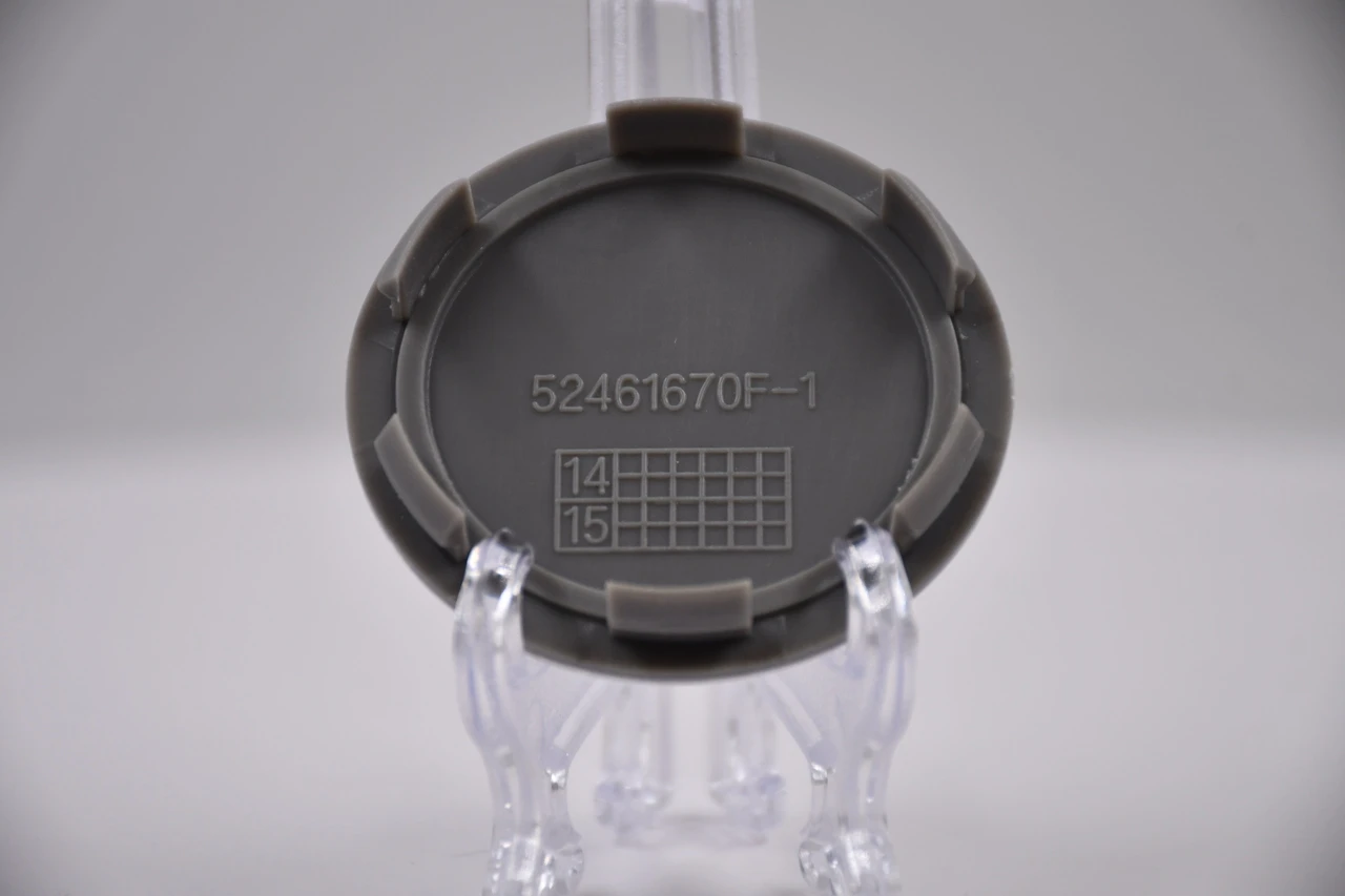 Genuine style Sport Edition F7 2 inch silver machined hub cap replacement center cap for custom rims, ideal for BMW, Audi, Mercedes, Lexus, and sport compact applications.