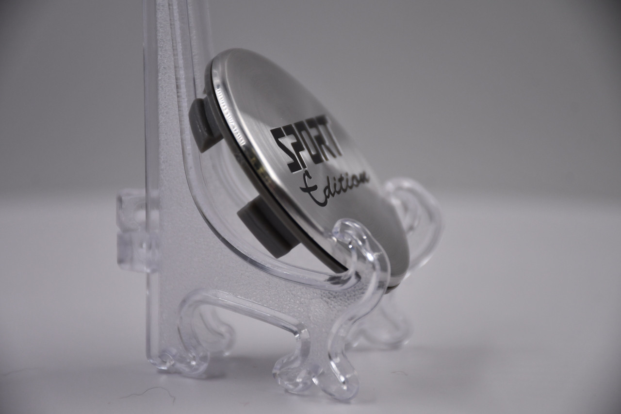 Sport Edition F7 SECAP silver machined wheel center cap 2 inch 52mm