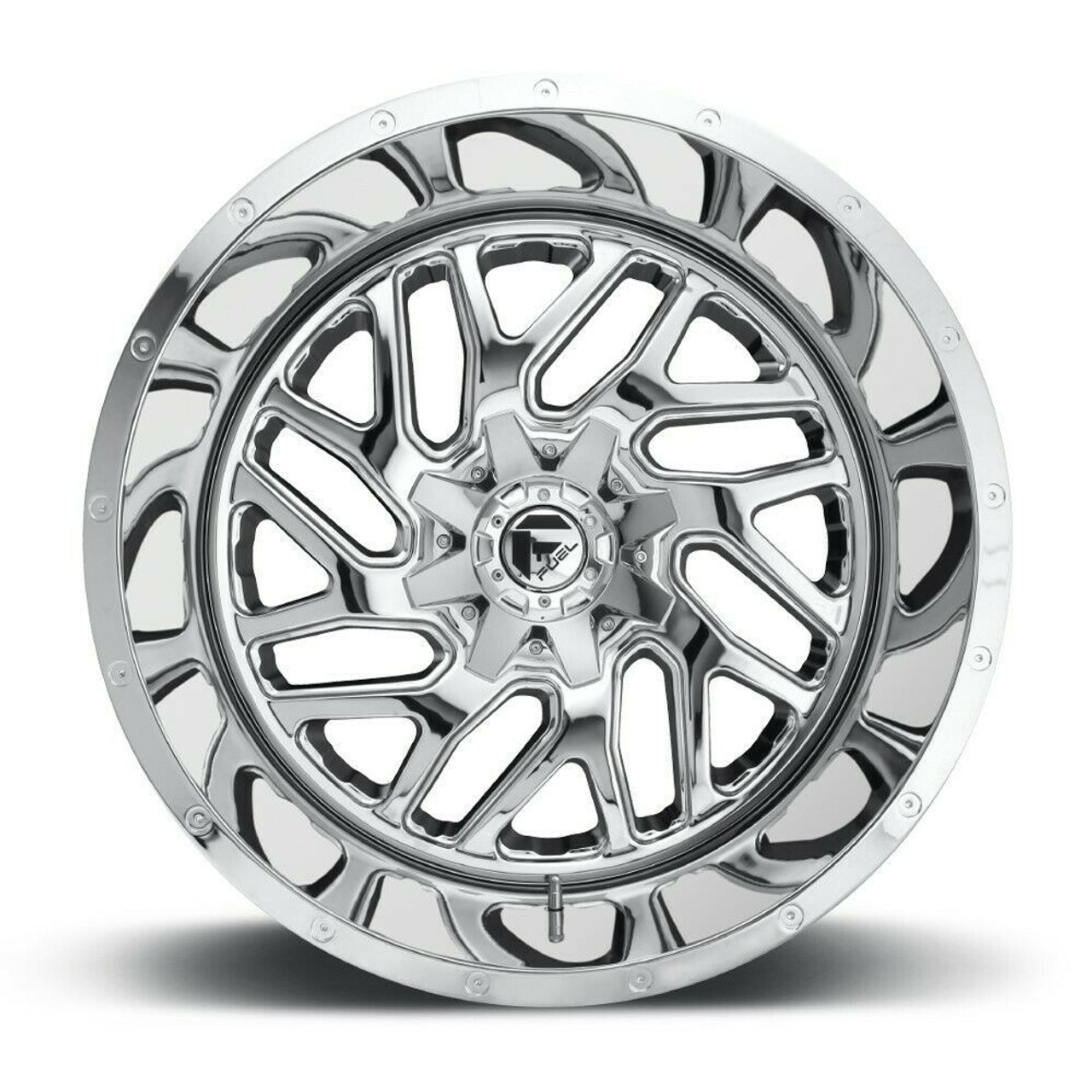 Fuel 1PC D609 Triton 20x10 8x180 Chrome Plated Wheel 20" -18mm Rim