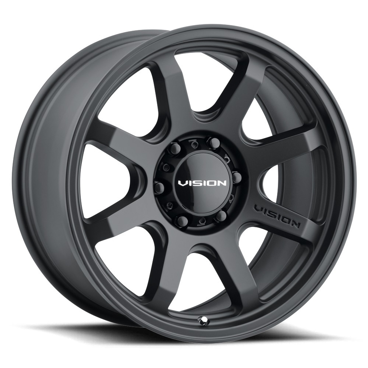 20" Vision Off Road 351 Satin Black 20x9 6x5.5 10mm For Chevy GMC Ram Cadillac