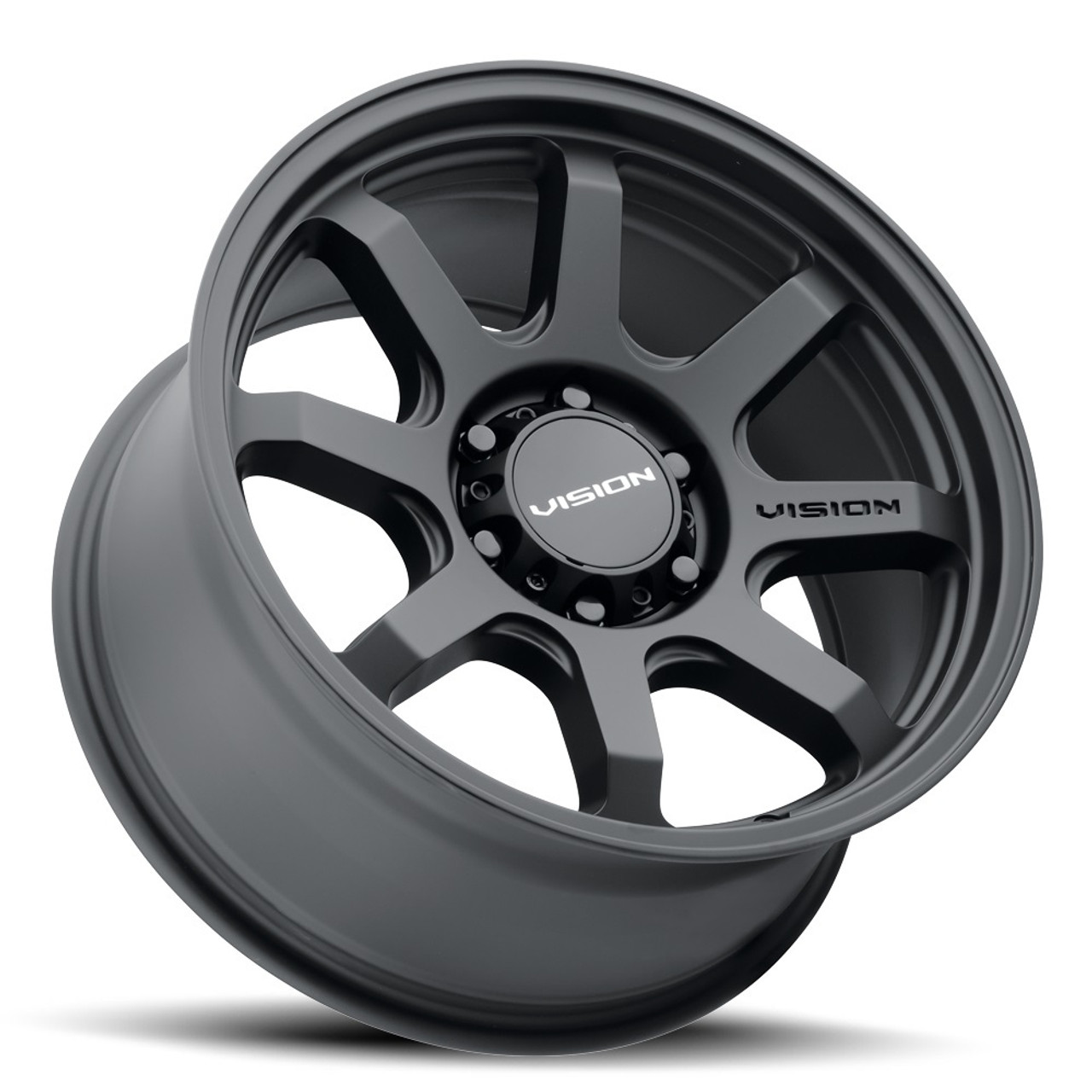 20" Vision Off Road 351 Satin Black 20x9 6x5.5 10mm For Chevy GMC Ram Cadillac