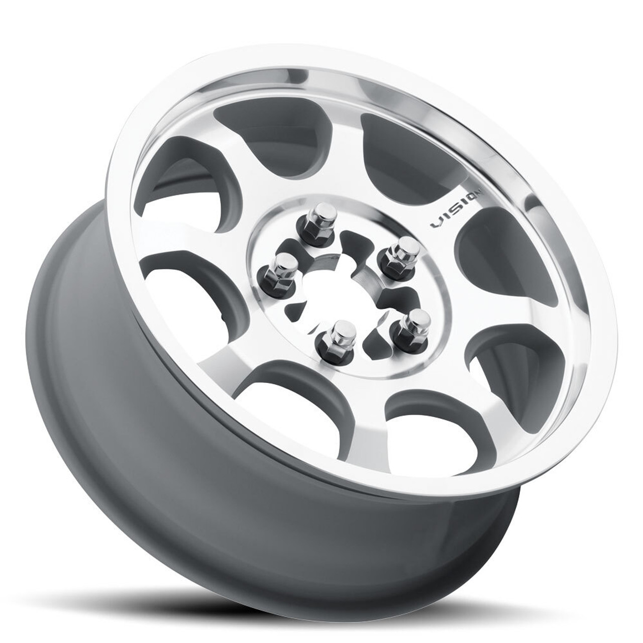 15" Vision ATV 351 Flow Machined 15x6 Wheel 5x4.5 50.6mm Rim