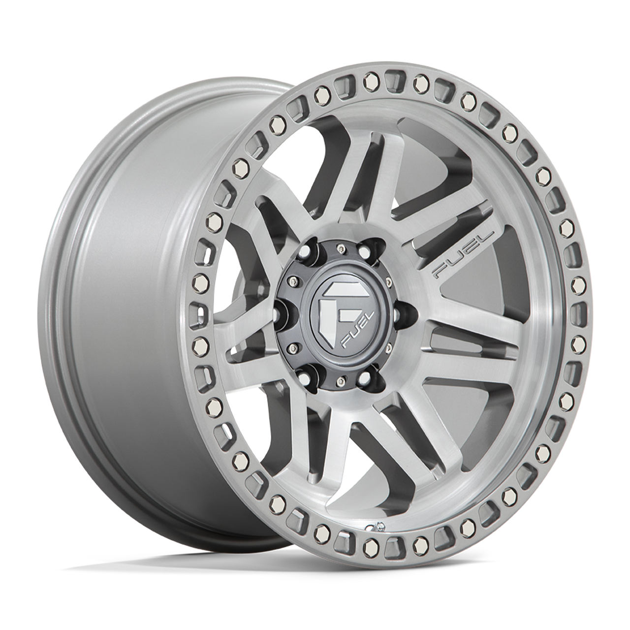 Fuel 1PC D812 Syndicate 17x9 5x5.0 Platinum Wheel 17" -12mm Rim