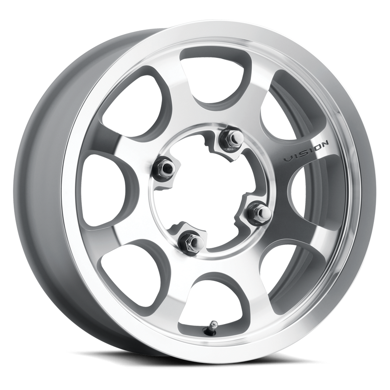 15" Vision ATV 351 Flow Machined 15x7 Wheel 4x156 38mm Rim