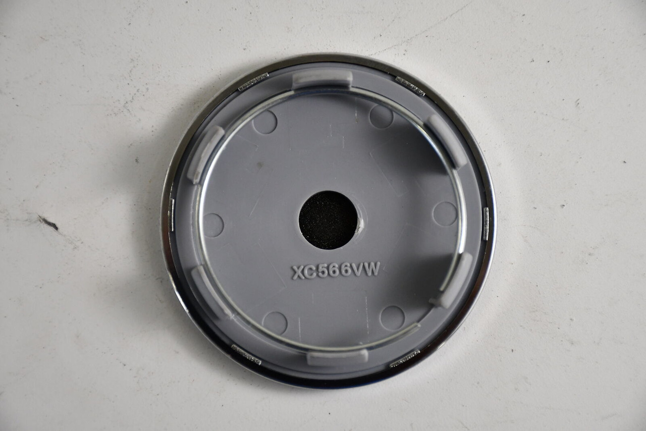 MSW Chrome and Black Custom Wheel Center Cap Hub Cap XC566VW 2.75" DIA