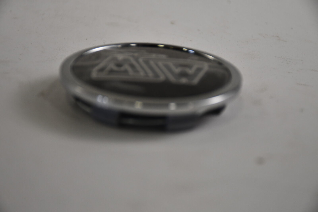 MSW Chrome and Black Custom Wheel Center Cap Hub Cap XC566VW 2.75" DIA