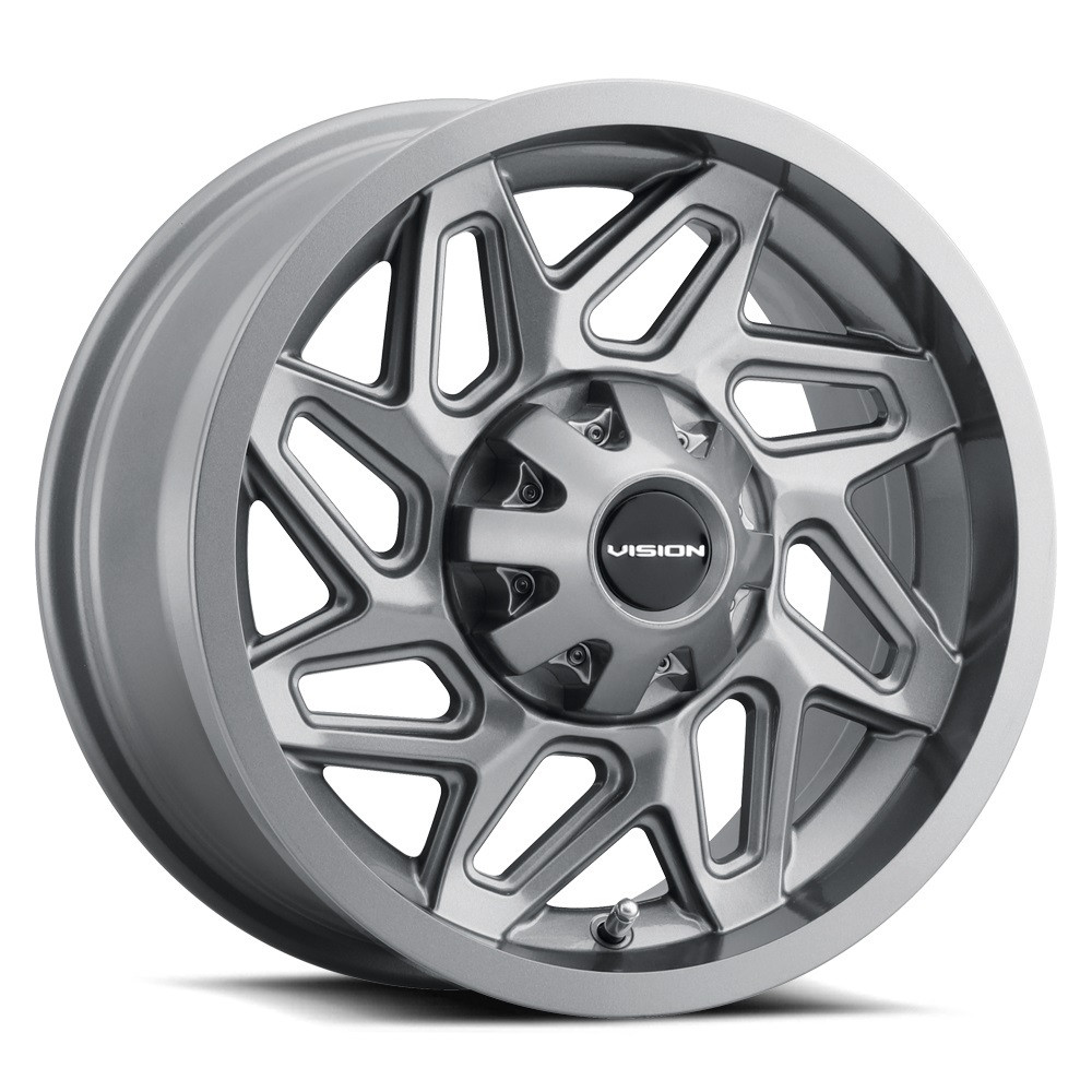 15" Vision ATV 361 Gunmetal 15x7 Wheel 4x156 38.1mm Rim