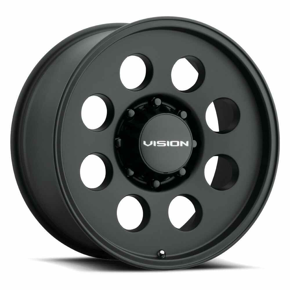 20" Vision Off Road 56 Midway Satin Black 20x9 Wheel 8x170 12mmFor Ford Rim