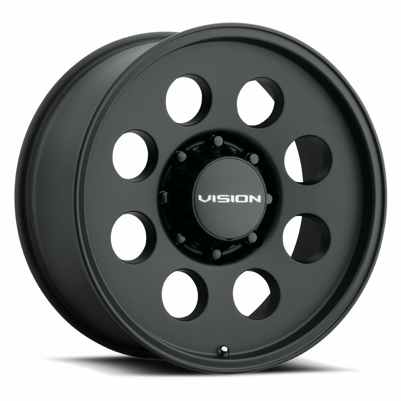Set 4 20" Vision Off Road 56 Midway Satin Black 20x9 Wheels 5x150 12mm Rims