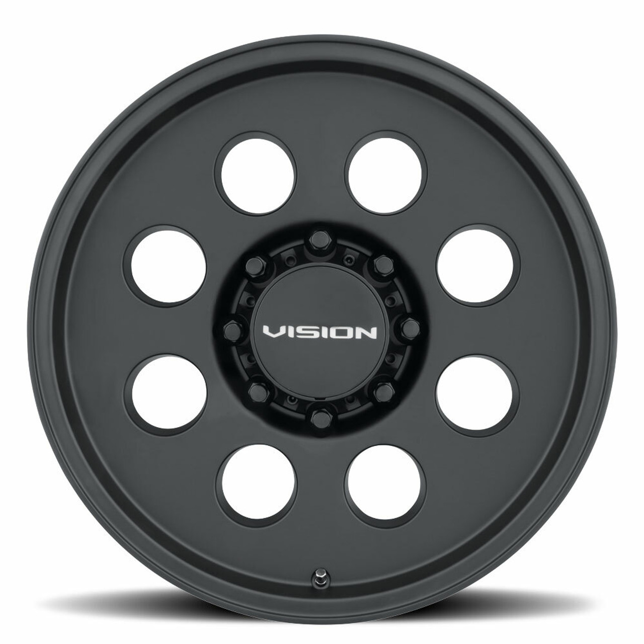Set 4 20" Vision Off Road 56 Midway Satin Black 20x9 Wheels 5x150 12mm Rims