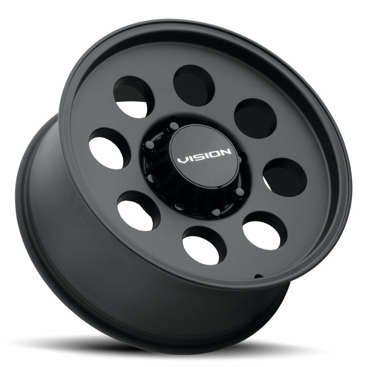 Set 4 20" Vision Off Road 56 Midway Satin Black 20x9 Wheels 5x150 12mm Rims