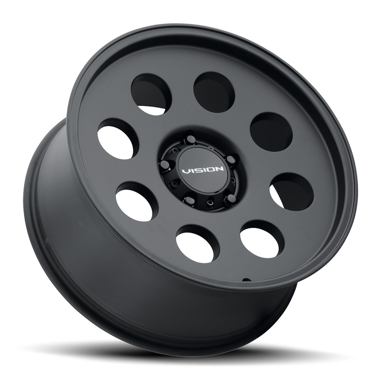 20" Vision Off Road 56 Midway Satin Black 20x10 Wheel 5x5 -25mm For Jeep Rim