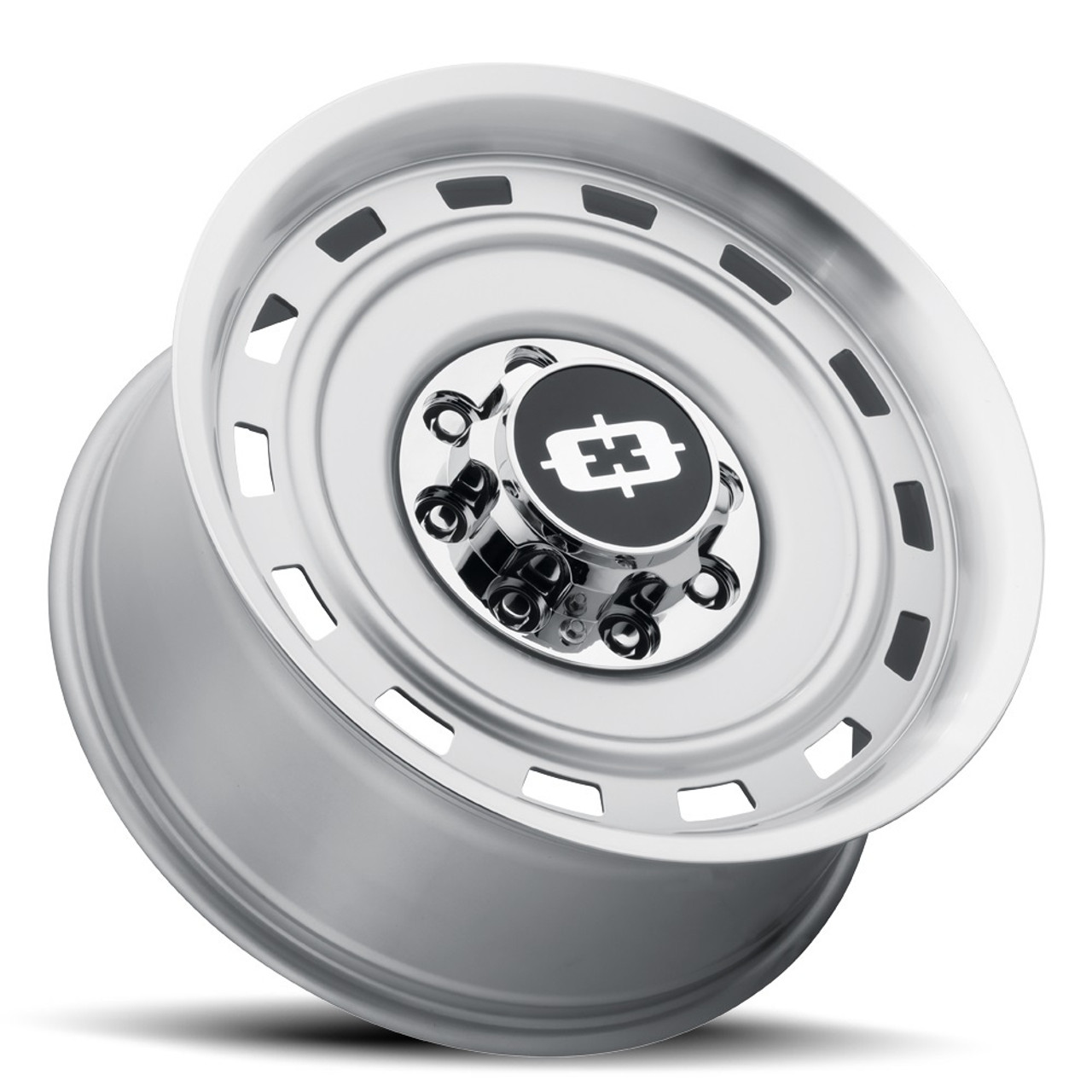 18" Vision American Muscle 54 Cheyenne Silver Machined 18x9 Wheel 8x6.5 12mm Rim