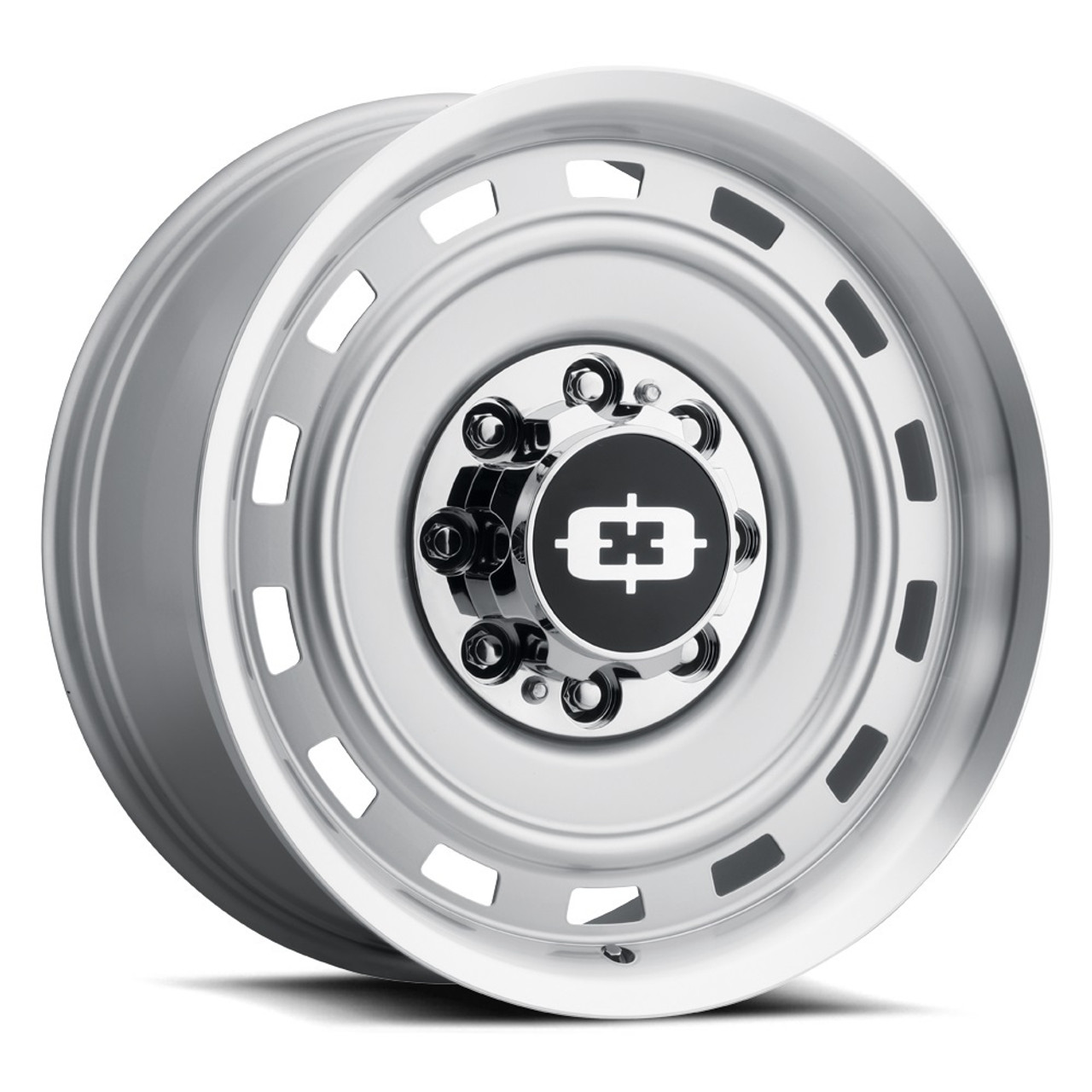 20" Vision American Muscle 54 Cheyenne Silver Machined 20x9 Wheel 8x6.5 -12mm