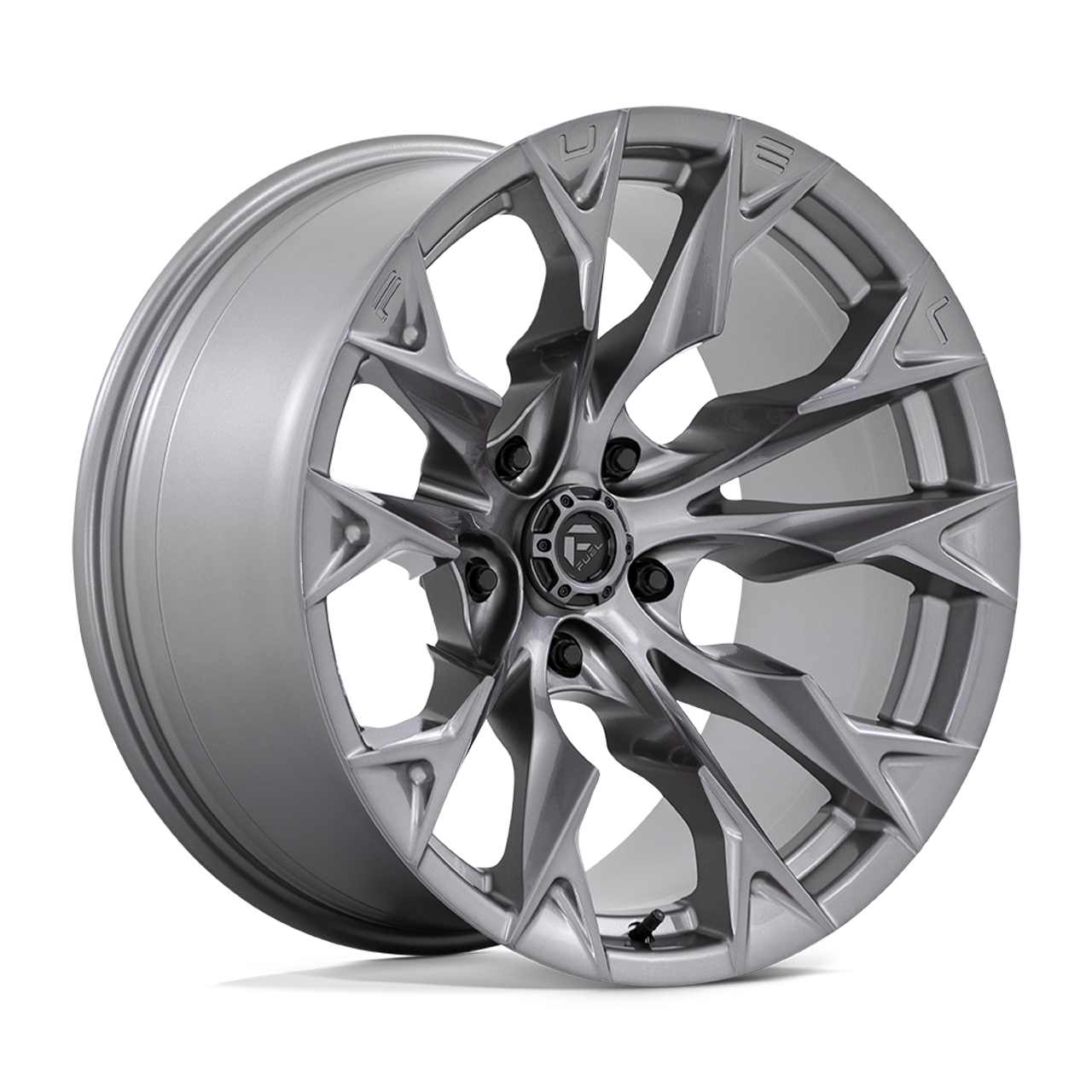 Fuel 1PC D806 Flame 20x12 5x5.0 Platinum Wheel 20" -44mm Rim