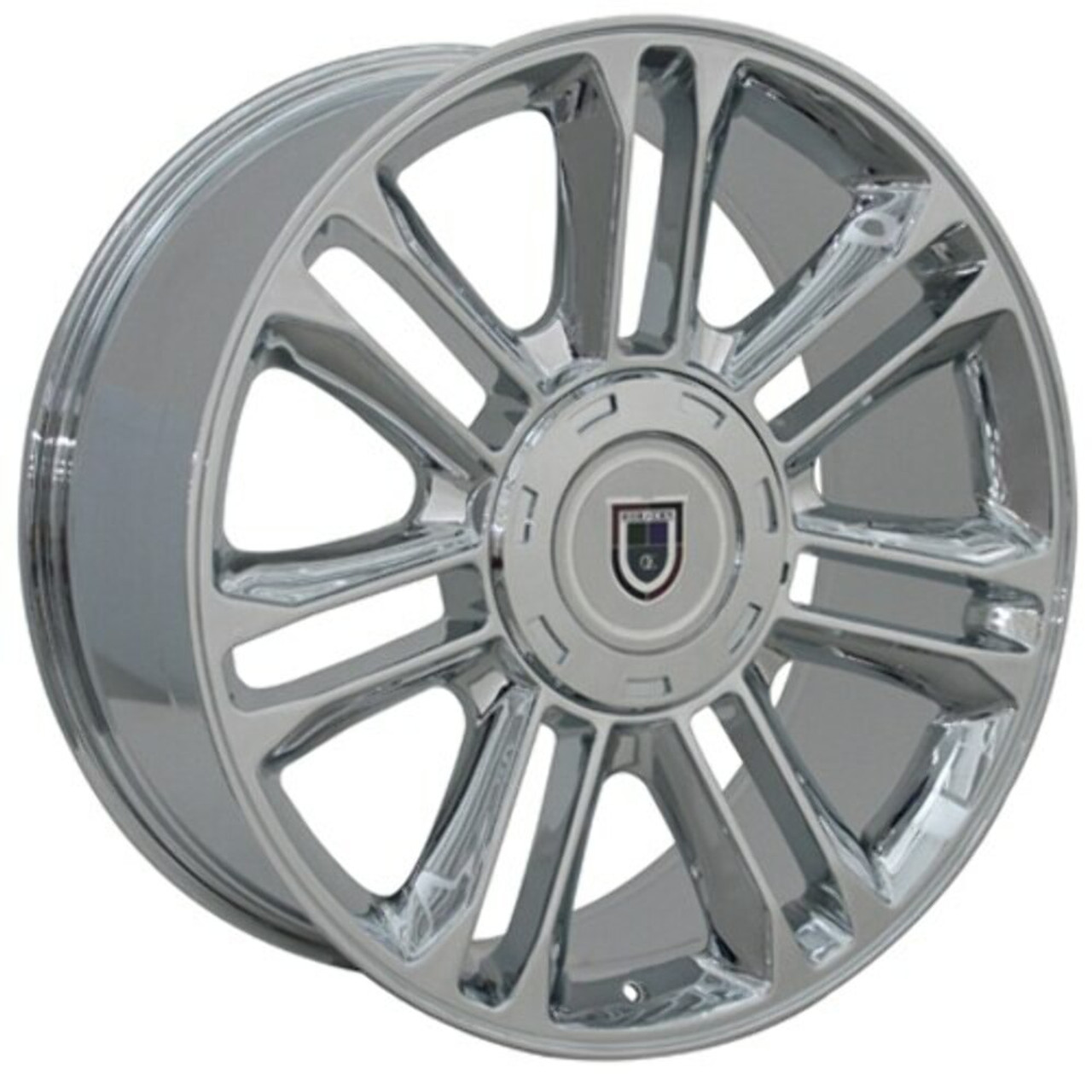 22" OE Wheels CA83 Chrome 22x9 Wheel 6x5.5 Rim 31mm For Chevy GMC Cadillac