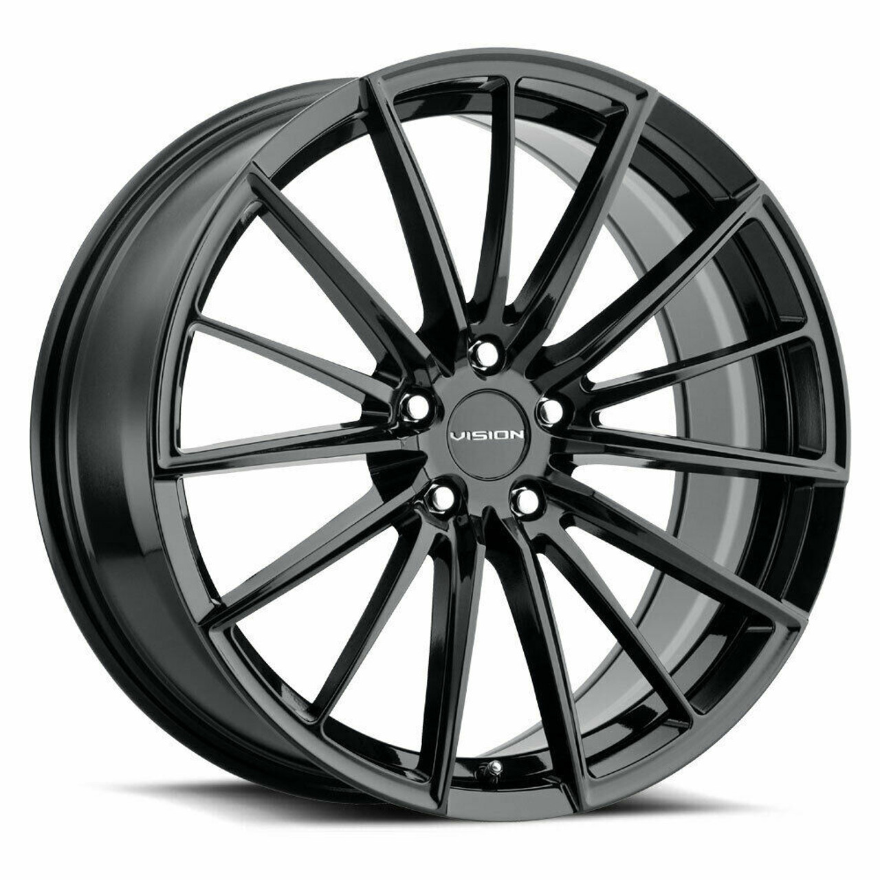 18" Vision 473 Axis Gloss Black 18x8 Wheel 5x112 38mm Rim 18" Vision 473 Axis Gloss Black 18x8 Wheel 5x112 38mm Rim