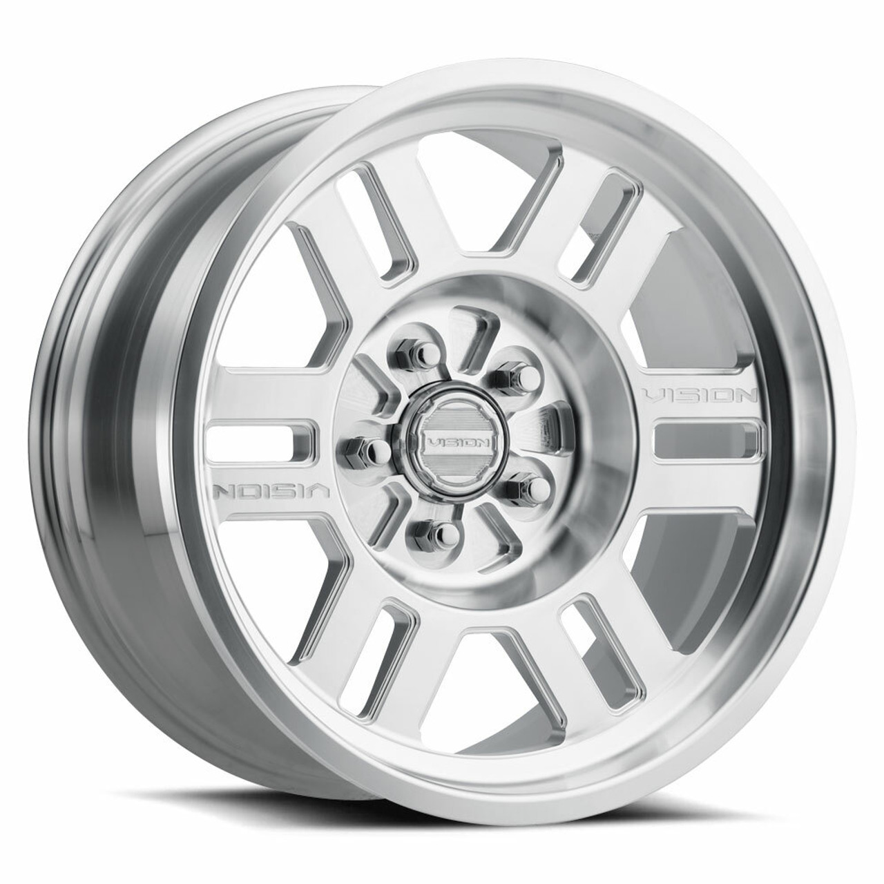18" Vision Beadlock 398FNBL Machined 18x9 Wheel 5x5.5 (5x139.7) -12mm Truck Rim