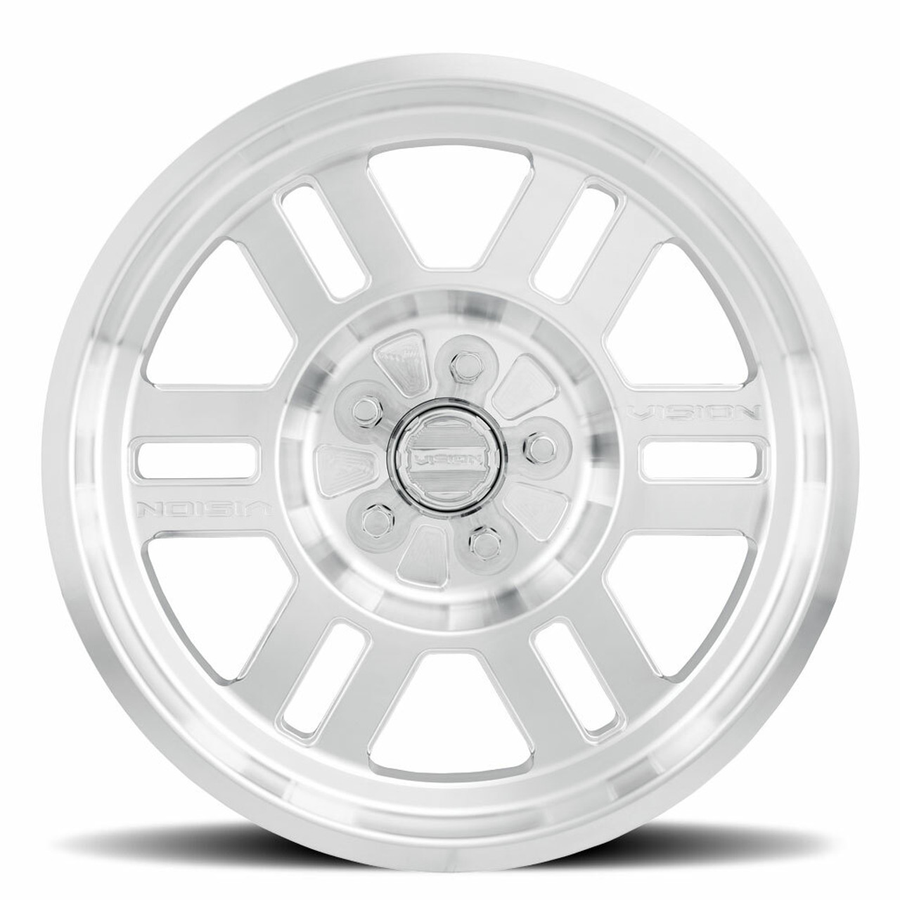 18" Vision Beadlock 398FNBL Machined 18x9 Wheel 5x5.5 (5x139.7) -12mm Truck Rim