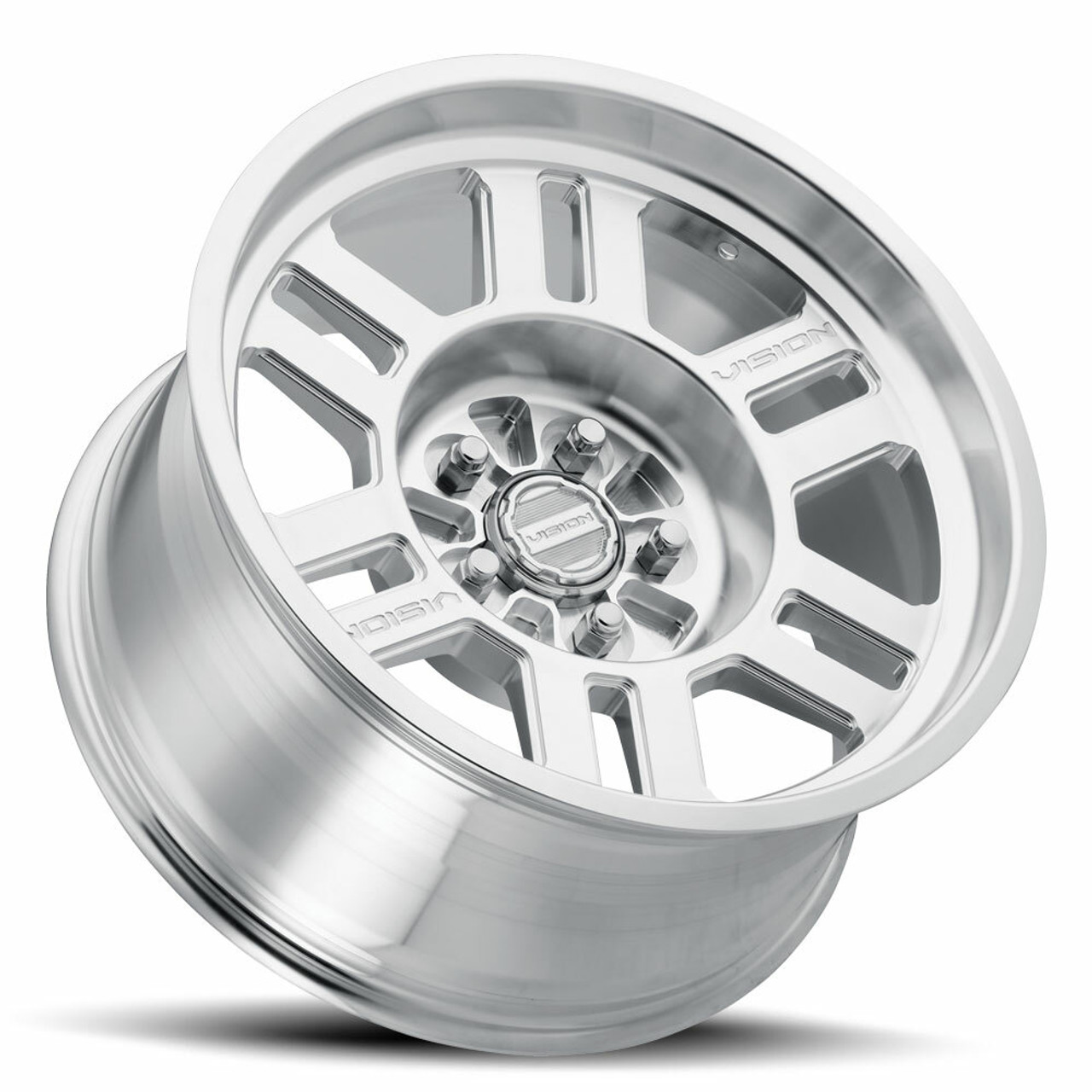 18" Vision Beadlock 398FNBL Machined 18x9 Wheel 5x5.5 (5x139.7) -12mm Truck Rim