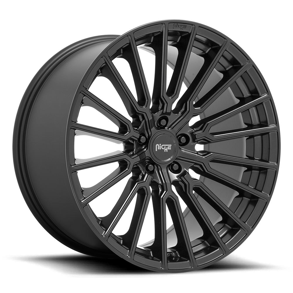 Niche 1PC M250 Premio 20x9 5x4.5 Matte Black Wheel 20" 35mm Rim