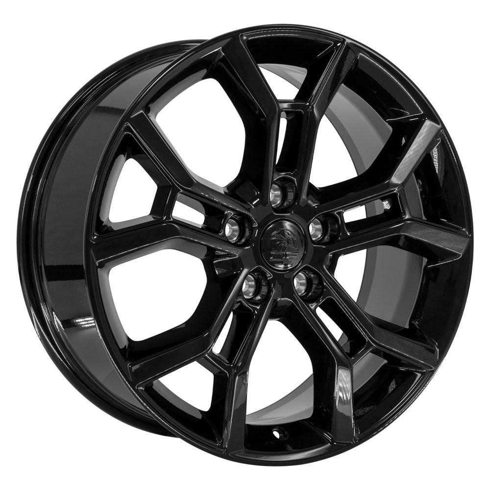 20" OE Wheels JP29 Black 20x8.5 5x5 50mm For Jeep Dodge Chrysler Replica Wheel