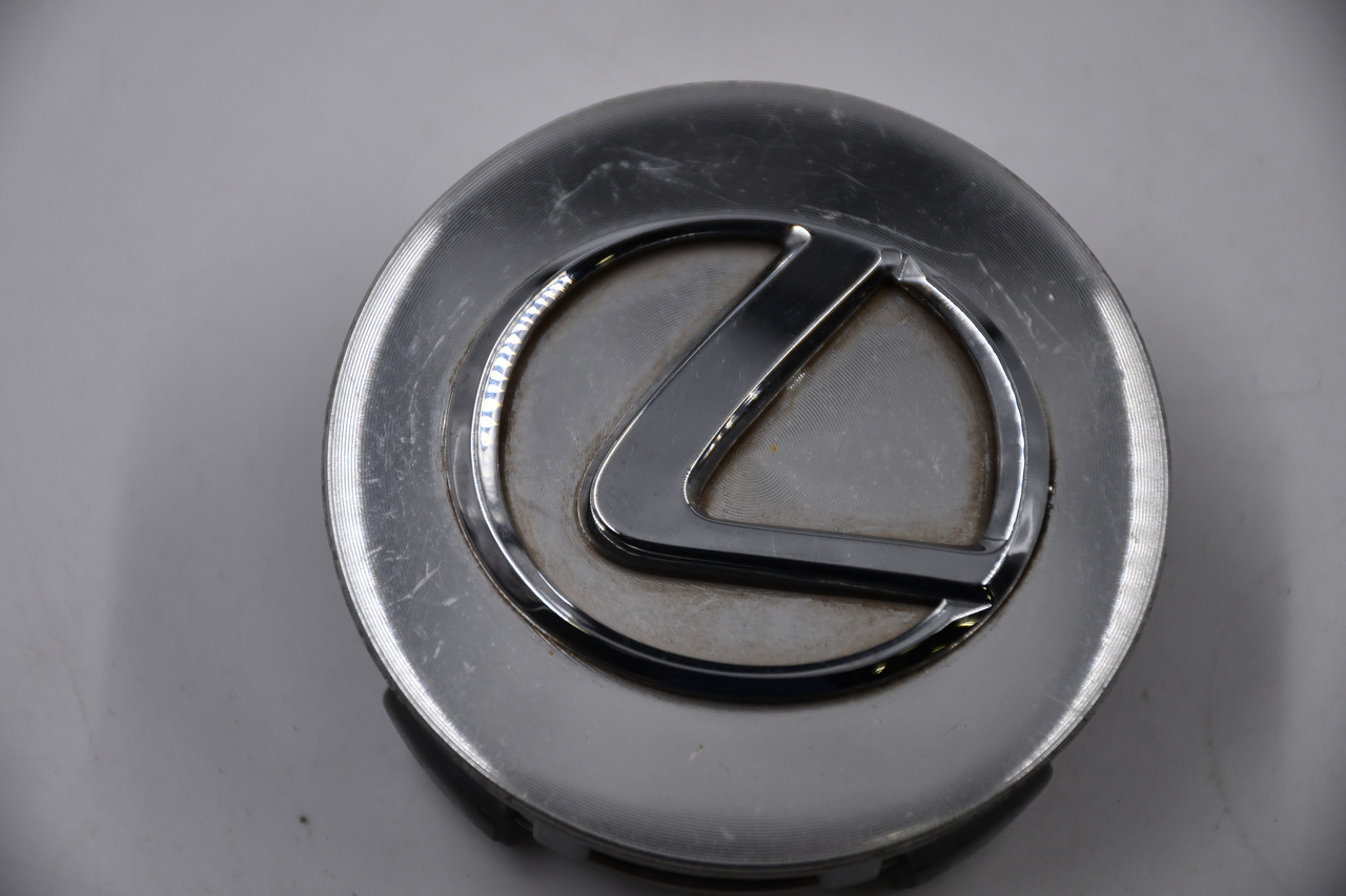 Lexus Machined Chrome w/Chrome Logo Wheel Center Cap Hub Cap R2020(CRLXS) 2.5" Lexus Snap in